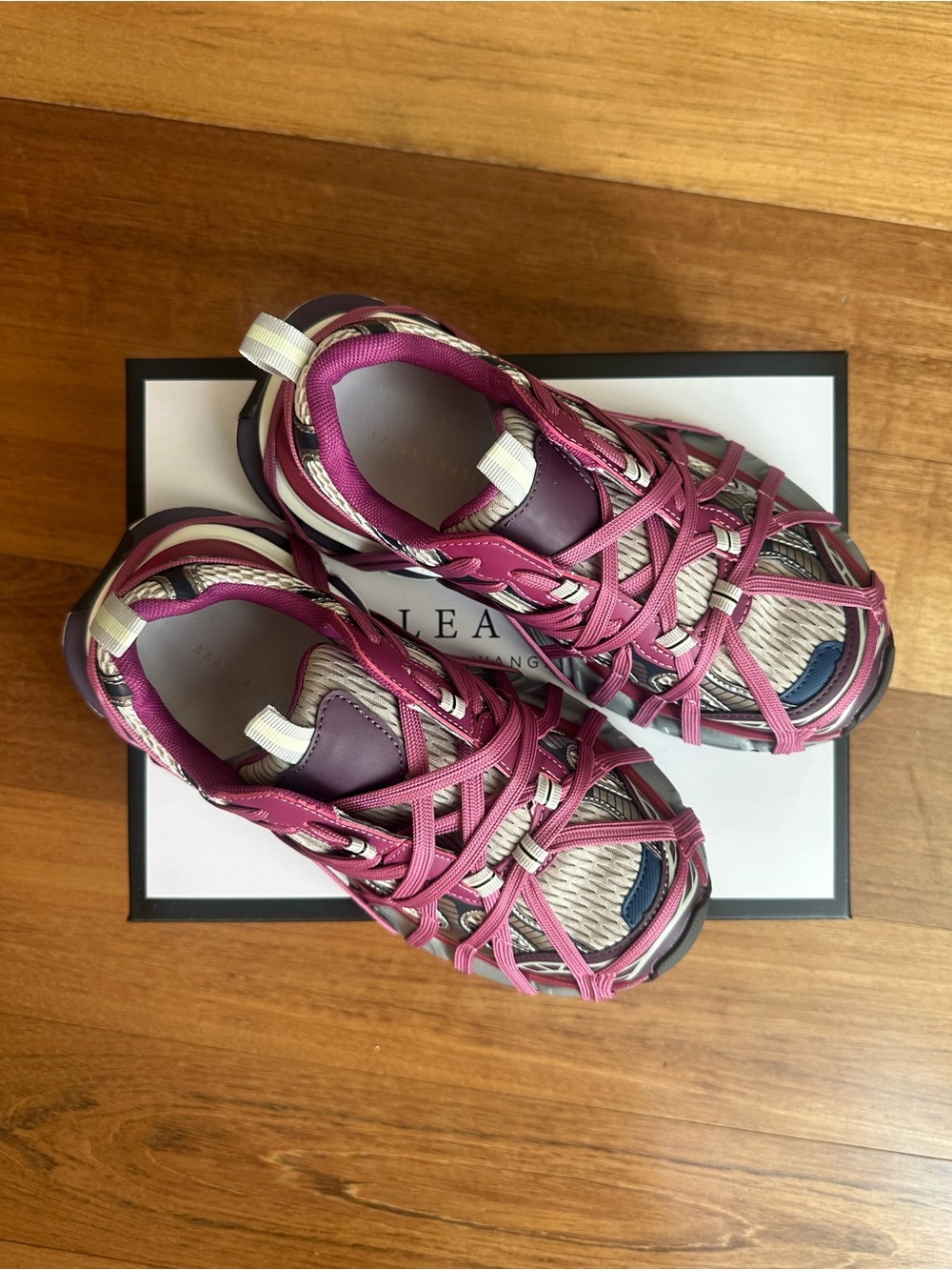 Azalea Wang Women's Pink Trail-Inspired Sneakers - Picture 2 of 4